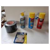 Blaster Lubricant, Sandpaper, Great Stuff And