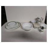 4 People Place Settings  Cream And Sugar And Salt