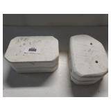 Chick Basket And 5 Mini Doves Ceramic Molds