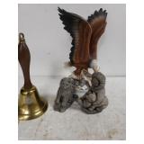 Alaskan Figures,  Eagle Statue, Bell