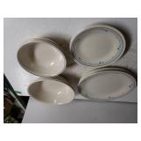 Corelle Country Violets Plates, Saucers,