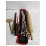 Bearmoo Skewers,  Rolling Pin, Crab Mallet, Knive