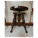 Antique Clawfoot Stool