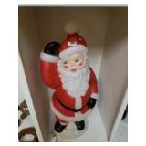 Vintage Large Santa Blow Mold