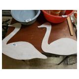Wooden Geese Displays