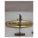 Gas-powered Model US Navy Airplane