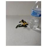 Small Vintage Black Americana Gator Bites Boy
