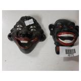 2 Black Americana Cast Iron Bottle Openers
