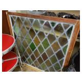 Antique Stained Glass Window Pane