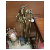 Horse Head Fireplace Utensils