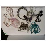 Assorted Beaded Type Necklaces, Earrings