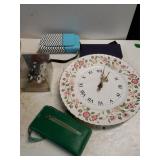 Decorative Plate Clock, Cow Shakers, Phone