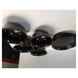 Mainstay Black Bowls & Plates