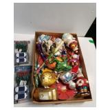 Assorted Christmas Tree Ornaments,  Berry Lights