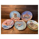 Danbury Mint "Comical Cats" Plate Collection 1996