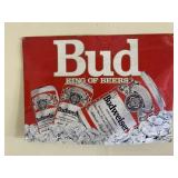 Metal Bud King of Beers Sign 3