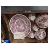 English Ironstone Pink Vista & Chippendale