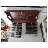 Clear Plastic Organizer & Tray