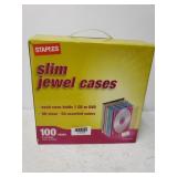 Staples Jewel Cases(holds CDs)