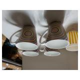 Swirl Design Coffee Mugs,  Stripped One