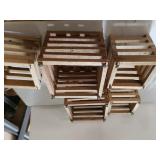Square Wooden Hanging Boxes