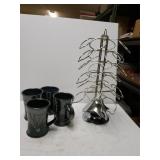 Keurig Coffee Holder & Ceramic Mugs