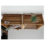 Square Wood 10" Basket(2)