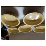 Yellow Fiesta Ware Bowls