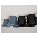 Fiestaware Black & Blue Coffee Mugs