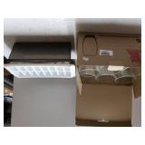 Clear Glassware & Ice Cube Container