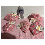 5 New Watermelon Dog Hats, size m/l