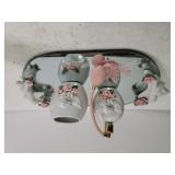 Cherub Table Mirror, Perfume Sprayer, Container
