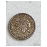 1921 Indian Skull Hobo Silver Dollar