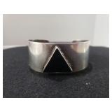 Ladies Sterling Navajo Cuff - Marked Sterling W/a