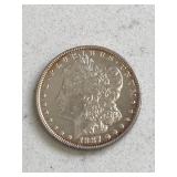1887 Morgan Silver Dollar Toned BU