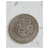 1896 Carpe Diem Skull Hobo Silver Dollar