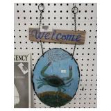 Crab Welcome Sign