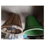 Wooden Baskets, Green Baskets