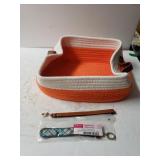 Woven Basket,  Key Fob