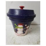 Terra Cotta Decorative Pot With Top