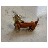 Vintage Dachsund Dog Pendant