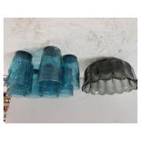 Blue Colored Glasses, Bowl
