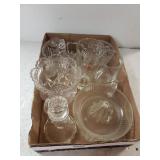 Assorted Glassware, Juicer, Candle Stick