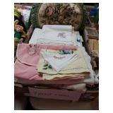 Assortment Of Vintage Linens