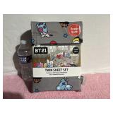 BT21 Twin Sheet Set, New