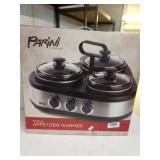 Parini Triple Appetizer Warmer