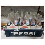 Case Of Vintage Pepsi-Cola Bottles And Crate