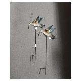 Hummingbird Garden Stakes Decor