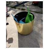 Plant Pot, Watering Cans And Bird Feeder