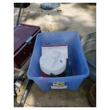 Storage Tote And Igloo Coolers